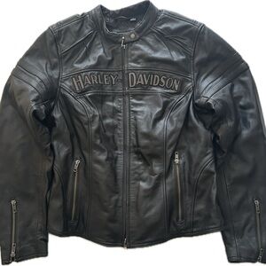 Harley-Davidson Women's Black Leather Riding Jacket